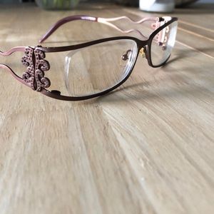 Takumi bronze rhinestone eyeglasses